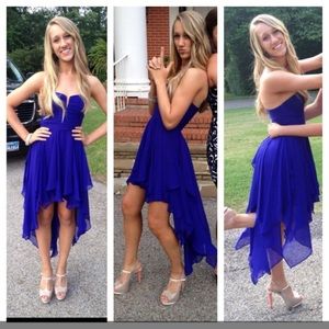 High low formal prom dress